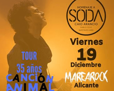 Imagen del evento: CAIO ARANCIO (Homenaje a Soda Stereo)