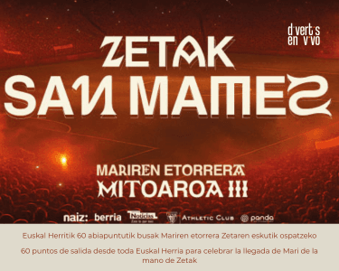 Imagen del evento: Bidaiak ZETAK San Mamés - 2026ko ekainaren 20a