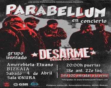 Imagen del evento: Parabellum+Desarme