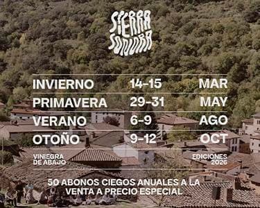 Imagen del evento: SIERRA SONORA ABONOS CIEGOS 2026