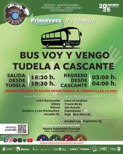 Imagen del evento: Bus Lanzadera Estaciones Sonoras Primavera