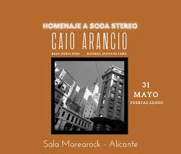 Imagen del evento: CAIO ARANCIO (Homenaje a Soda Stereo)
