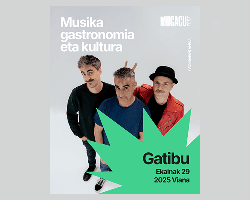 Imagen del evento: CONCIERTO GATIBU - DOMINGO 29 - MUGACU FEST 2025
