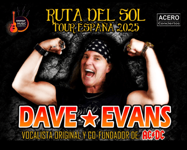 Imagen del evento: DAVE EVANS - AC/DC (GRANADA)