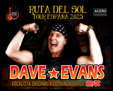 Imagen del evento: DAVE EVANS - AC/DC (MÁLAGA)