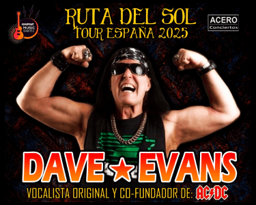 Imagen del evento: DAVE EVANS - AC/DC (SEVILLA)