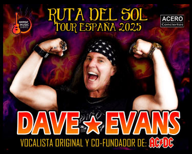 Imagen del evento: DAVE EVANS - AC/DC (JEREZ)