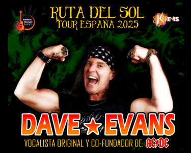 Imagen del evento: DAVE EVANS - AC/DC (MURCIA)