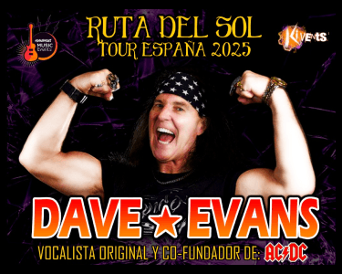 Imagen del evento: DAVE EVANS - AC/DC (VALENCIA)