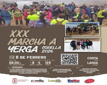 Imagen del evento: XXX Marcha a Yerga Corella 2026