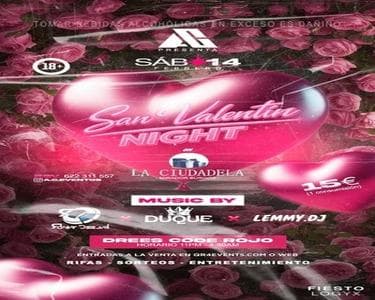 Imagen del evento: SAN VALENTIN NIGHT