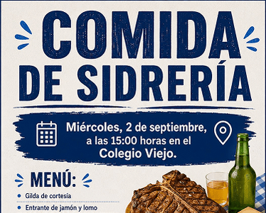 Imagen del evento: COMIDA DE SIDRERIA - CASCANTE