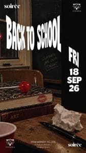 Imagen del evento: BACK TO SCHOOL "SOIREE"